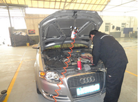 奔馳轎車發(fā)動機尾氣冒黑煙如何處理？